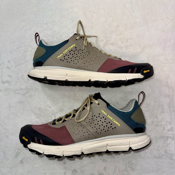 Danner Trail 2650 Campo 3" Mens Hiking Shoes Sz 11 EE Vibram Outsole Brick - Picture 8 of 11